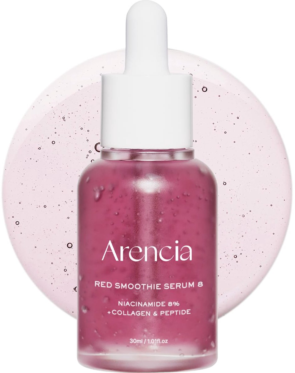 Arencia Red Smoothie Serum 8 [Niacinimide 8% +Collagen & peptide] [30ml]