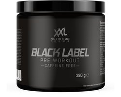XXL Nutrition Black Label Pre-Workout - Orange Fruit - Cafeïnevrij - 390 g