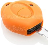 Peugeot SleutelCover - Oranje / Silicone sleutelhoesje / beschermhoesje autosleutel