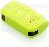 SleutelCover - Lime groen / Silicone sleutelhoesje / beschermhoesje autosleutel