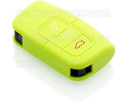 Autosleutel Hoesje geschikt voor Ford - SleutelCover - Silicone Autosleutel Cover - Sleutelhoesje Lime groen
