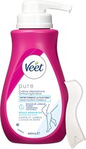 Veet - PURE - Ontharingscrème - Gevoelige Huid - Geen Geur van Ammoniak - 400 ml