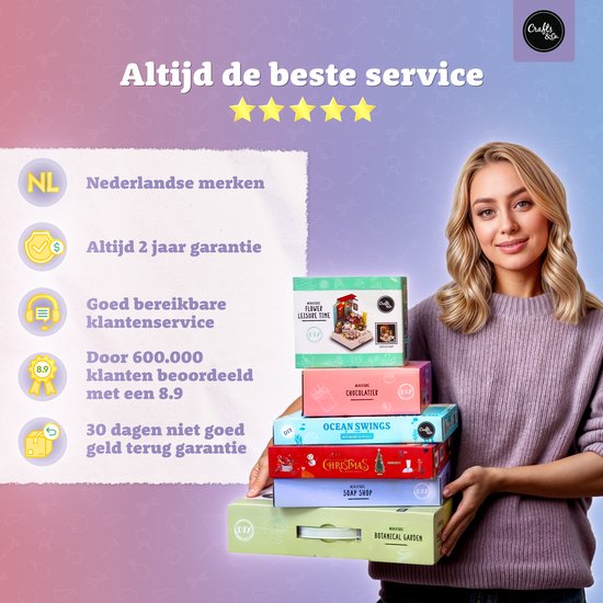 Crafts&Co Naaimachine voor Beginners en Kinderen Set - 12 Naaipatronen - Lichtgewicht - Hobby & Creatief - Kindernaaimachine - Naaiset - Sewing Machine - DIY - Interactief en Educatief Speelgoed - Cadeau voor Meisjes - 8, 9, 10, 11, 12, 13 Jaar - Wit
