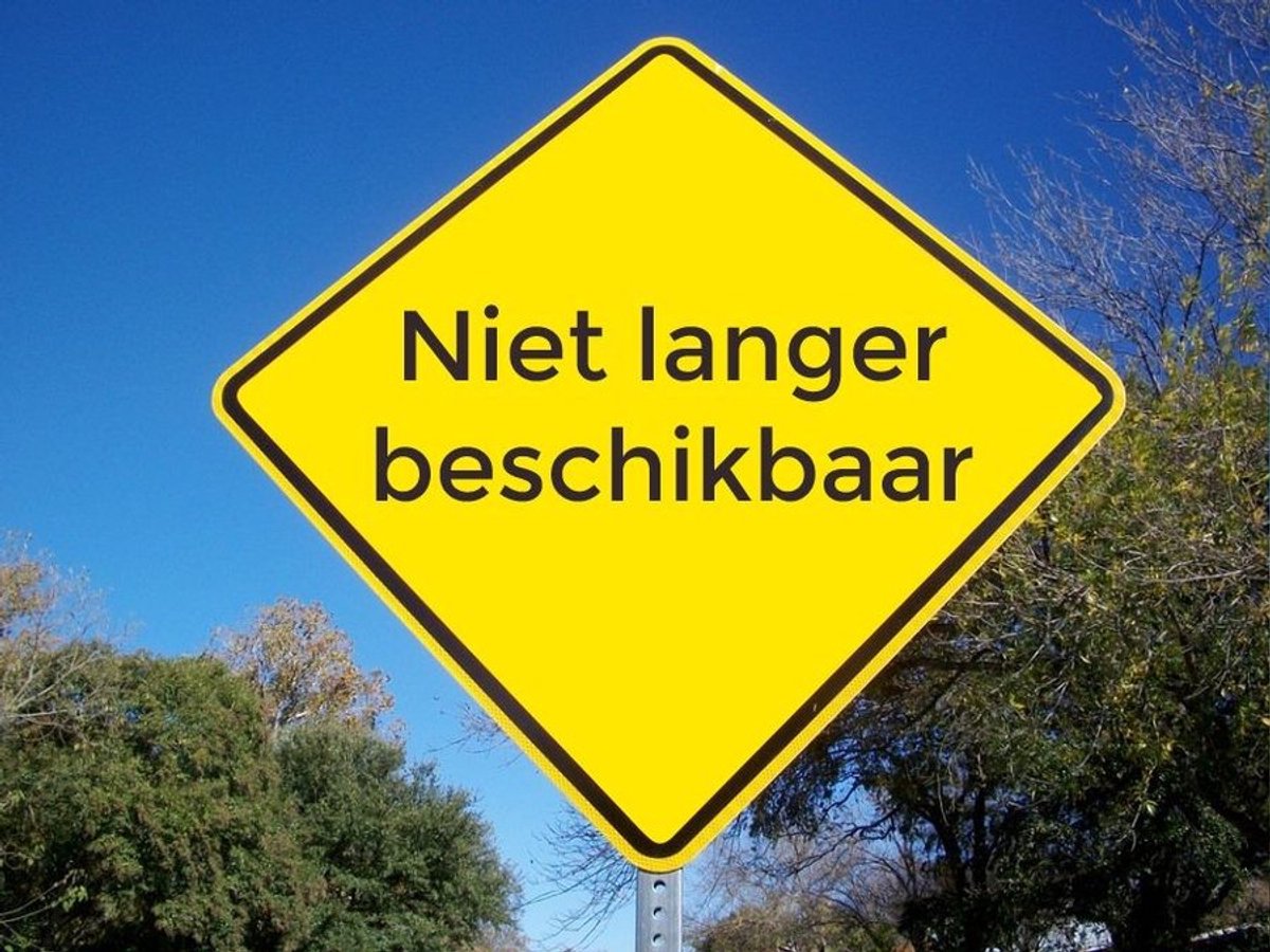 Goedkoopste Product niet meer beschikbaar
