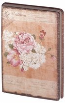 D8025-1 Dreamnotes notitieboek mijn Victoria: roze roos 9 x 14 cm