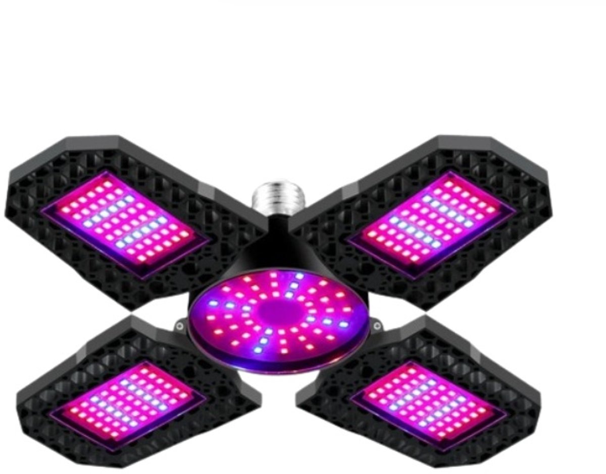 200W LED Plantengroeilamp – Full Spectrum Phytolamp – Indoor Kweeklamp Voor Bloemzaden & Hydrocultuur – Ideaal Voor Kas, Groentetent & Plantenverzorging
