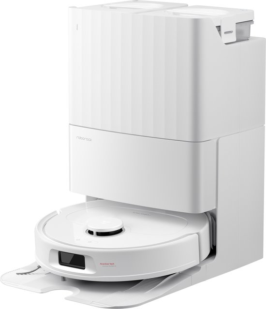 Roborock QV 35A robotstofzuiger - 8000Pa - met dweilfunctie - Dual Liftable Spinning Mops - anti-verstrengeling - Reactive Tech Obstacle Avoidance - Zelfreinigend - Qrevo upgrade