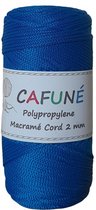Cordon macramé en polypropylène Cafuné - 2 mm - Indigo - Crochet - Macramé - Moustiquaire - Sac à main - Porte-clés