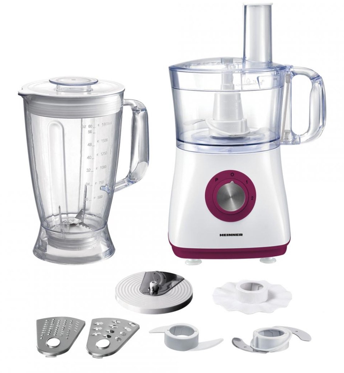LG Heinner Multifunctionele Foodprocessor - Mengkom 1,2 L
