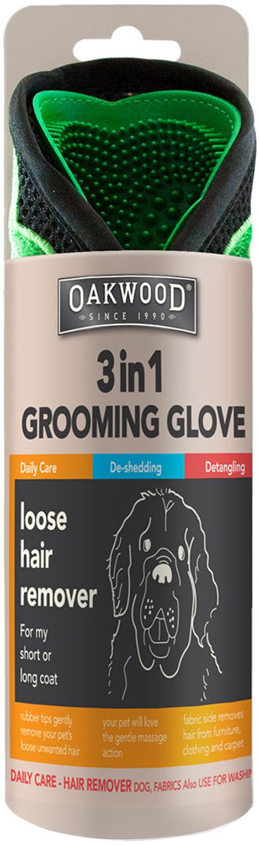 Oakwood 3in1 Grooming Glove