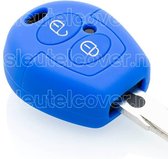 Volkswagen SleutelCover - Blauw / Silicone sleutelhoesje / beschermhoesje autosleutel