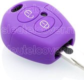 Skoda SleutelCover - Paars / Silicone sleutelhoesje / beschermhoesje autosleutel