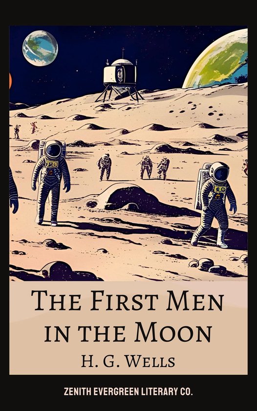 The First Men in the Moon - cover