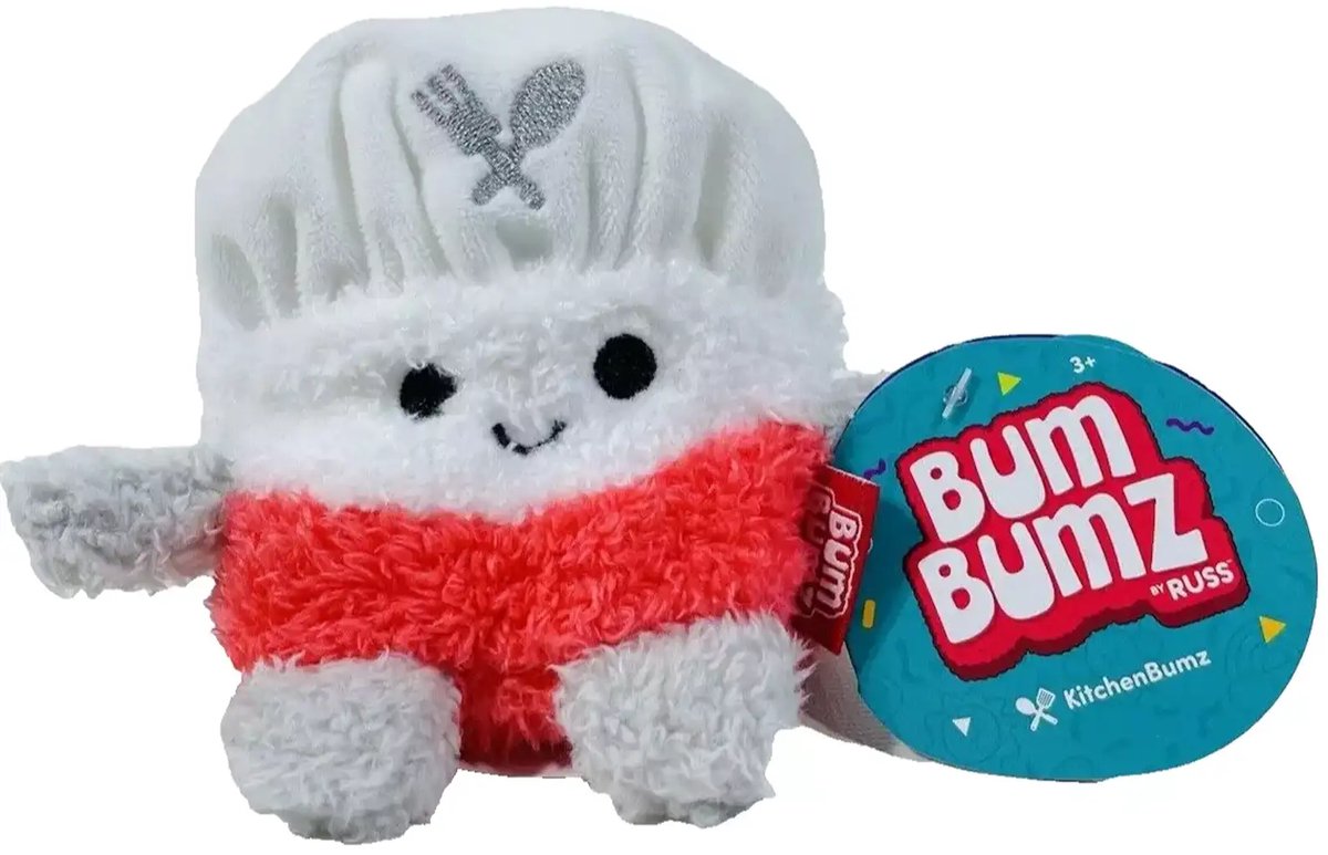 BumBumz Kitchen Chef Cabel knuffel - 12 cm - Cute - Kawaii