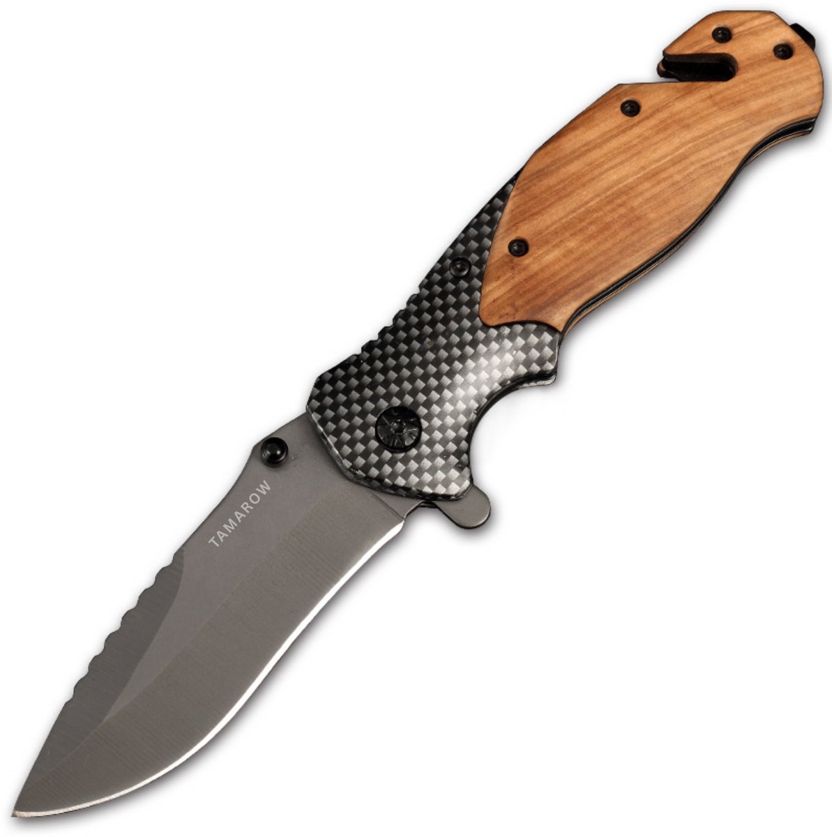 Tamarow Opvouwbaar Zakmes - Kampeermes - Survival Mes - Outdoor - 21 CM