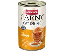 Animonda Carny Cat Drink Kip 140 ml - het heerlijke drankje voor katten zonder melk