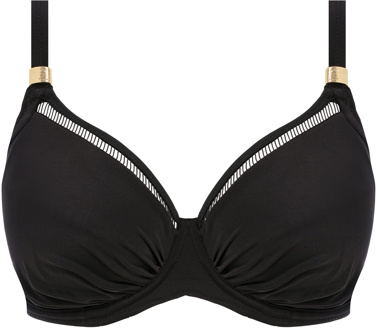 Fantasie East Hampton UW Gathered Full Cup Dames Bikinitopje - Zwart