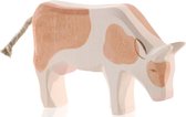 Speelgoed | Wooden Toys - Cow Brown Eating