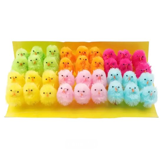 Akyol mini kuikentjes - pasen - kuikens - easter - decoratie - kuikentjes - vrolijk pasen - 12 stuks