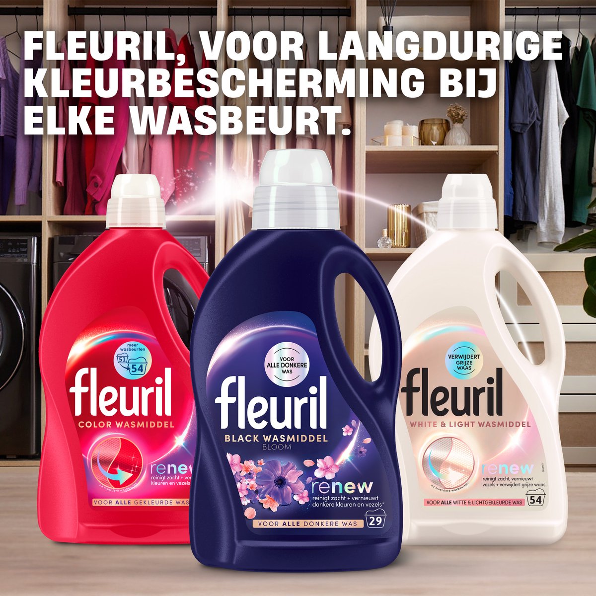 Fleuril Black Bloom - Vloeibaar Wasmiddel - Donkere en Zwarte Was - Intense Geurbeleving - 54 Wasbeurten - Grootverpakking — cadeau in Cadeau-ideeën - foto 5
