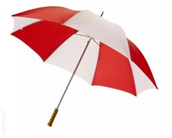 Paraplu - Rood/Wit - Met eigen bedrukking