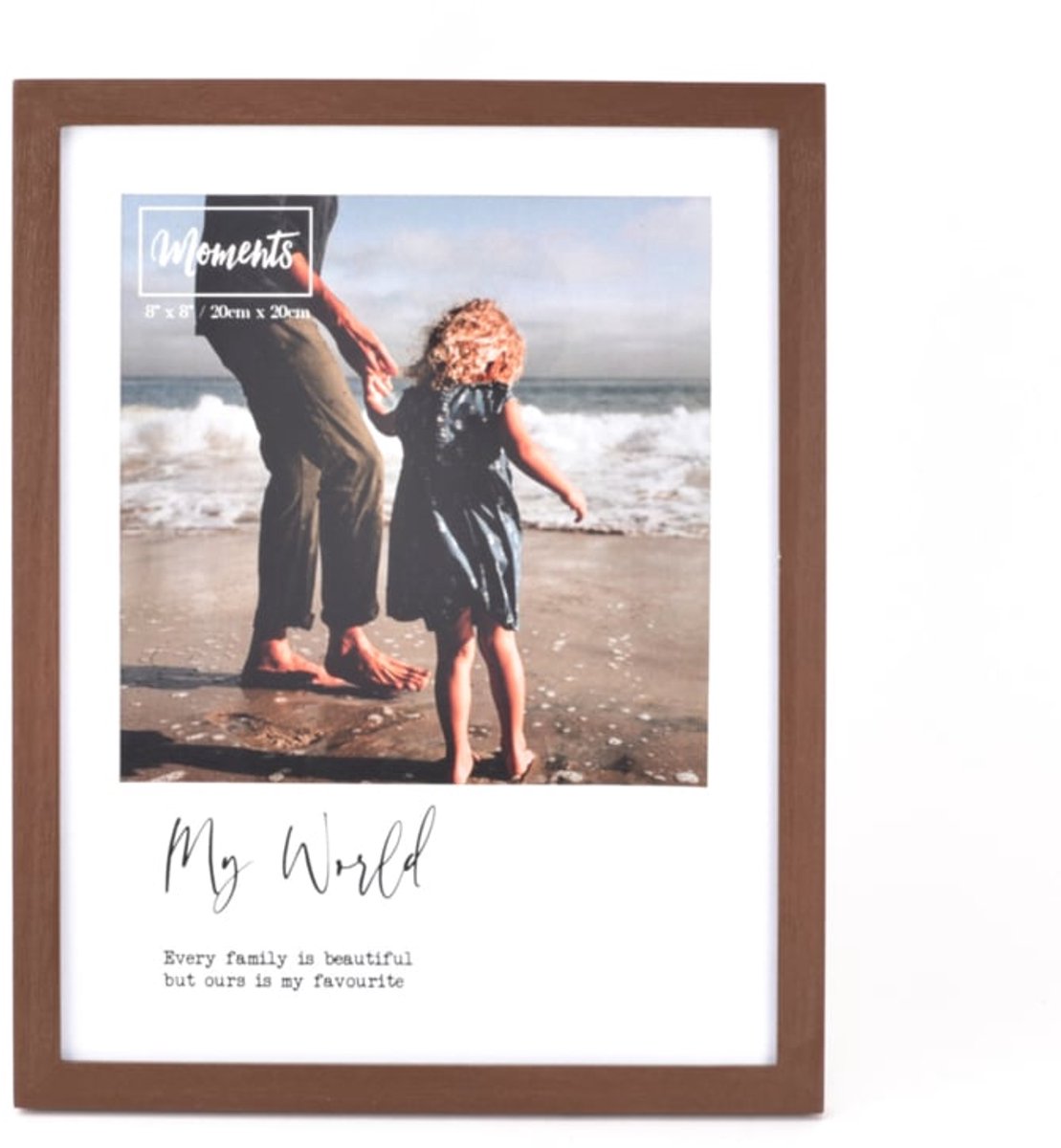 Moment's fotolijst 'My world' - Houten lijst - Familie herrinnering