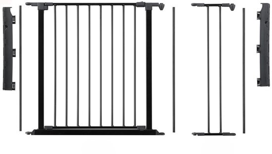 BabyDan Flex Traphekje 2 deuren, 2x20cm 192cm Zwart