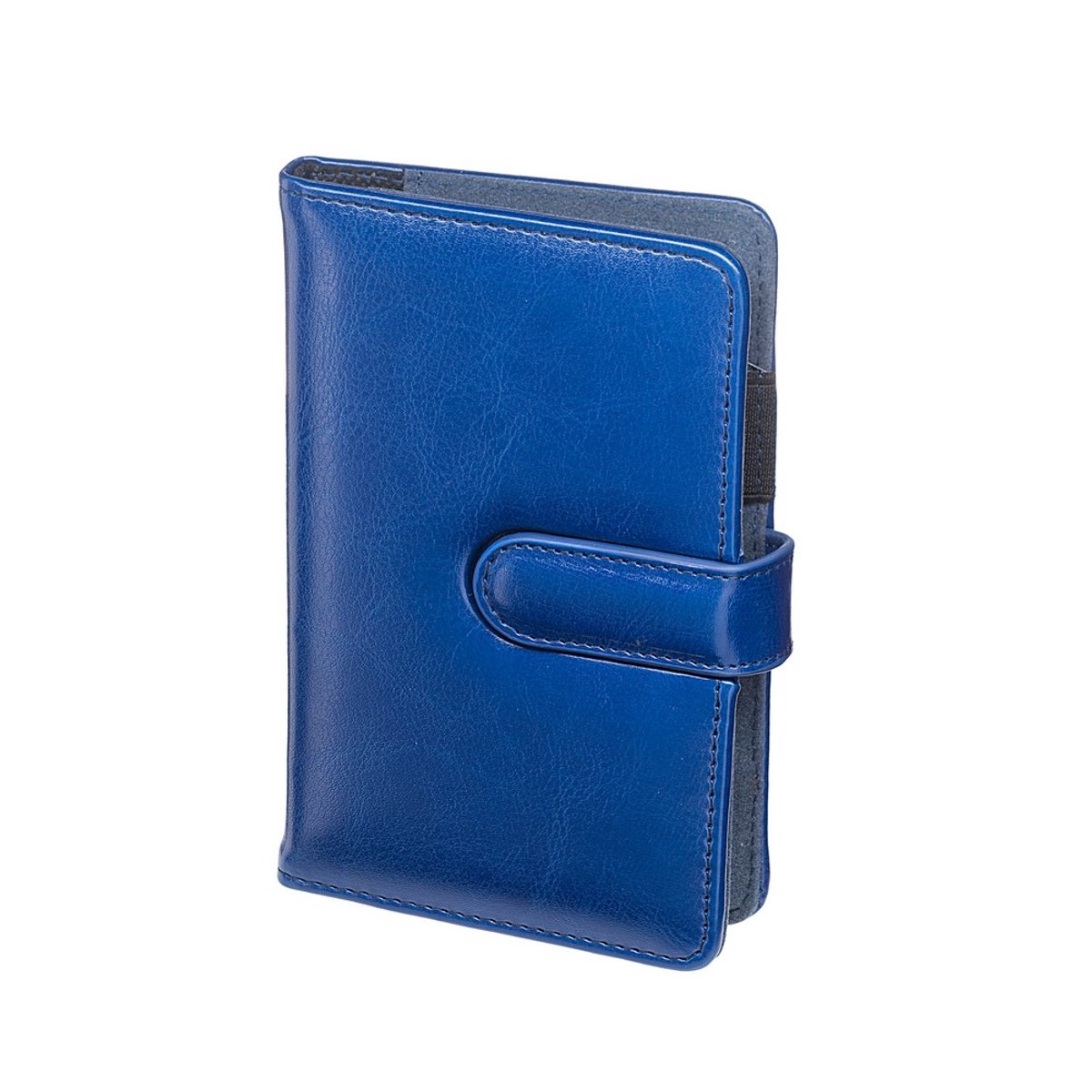 Weekkalender blauw A6 met verwisselbaar inlegvel magnetische sluiting 45B