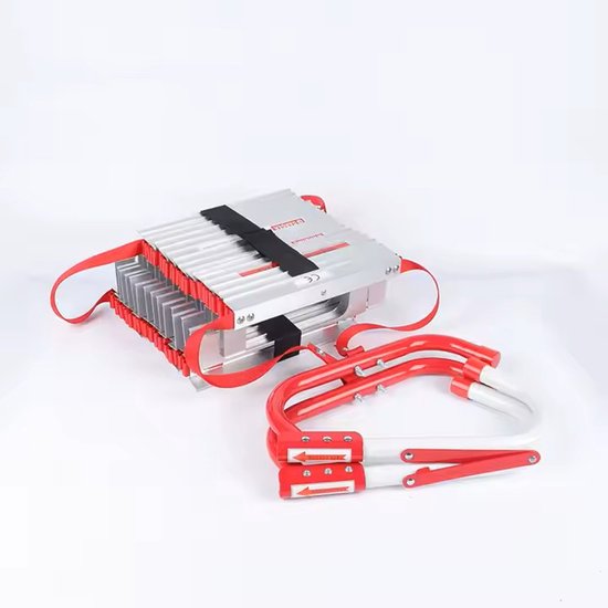 Vluchtladder, 10 meter aluminium, reddingsladder - brandladder - brandvluchtladder - EN131-6 goedgekeurd - Tot 450kg