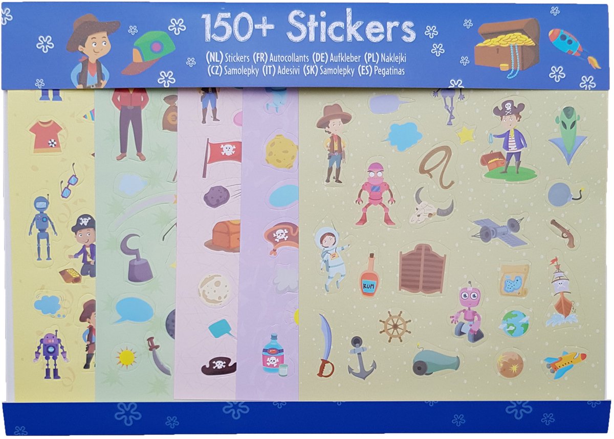 Jongens Stickers +/- 150 stuks