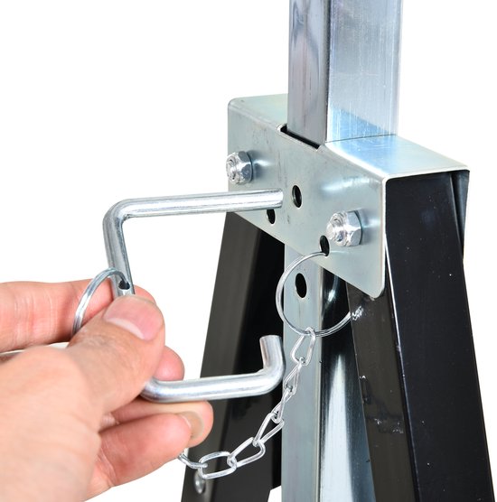 4goodz 2 stuks Zaagbok Schragen Verstelbaar Opvouw 80-130cm tot 200kg — afbeelding 3