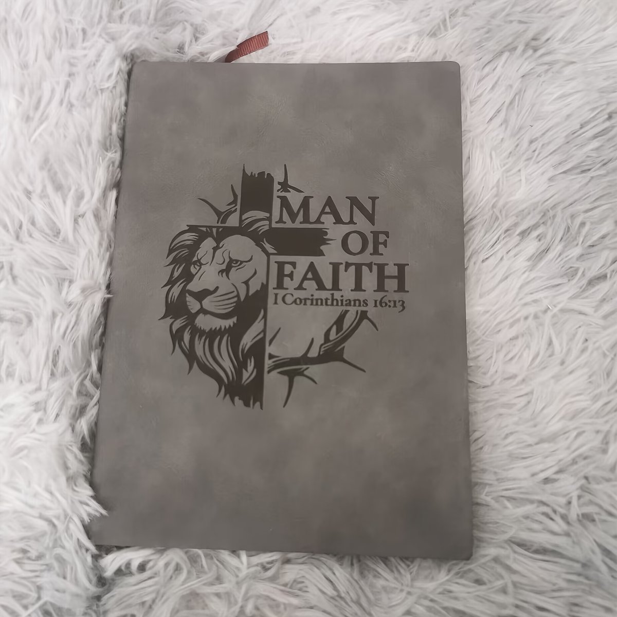 VANDAAG VERZONDEN - Notitieboek - Bijbel - Mannen - Aantekeningenboek - Christelijk - Man Of Faith