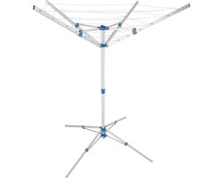 tectake® Aluminium Droogmolen - wasmolen met 4 Draagarmen - Traploos in Hoogte Verstelbaar - Diverse Modellen - (Type 2 | Nr. 402720)