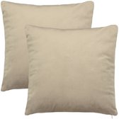 Housse de coussin Barbons 50x50, lot de 2 housses de coussin, taie d'oreiller