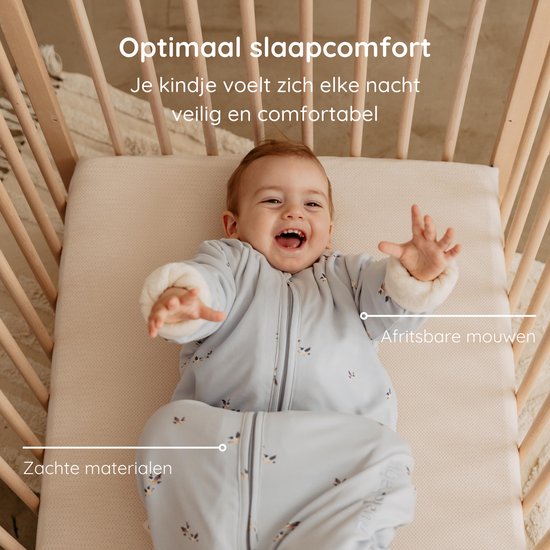 Puckababy Bag 4 Seasons slaapzak baby (6m-2.5j) - Chirping Birds - TOG 0.25-2.0 - 4 seizoenen — afbeelding 3