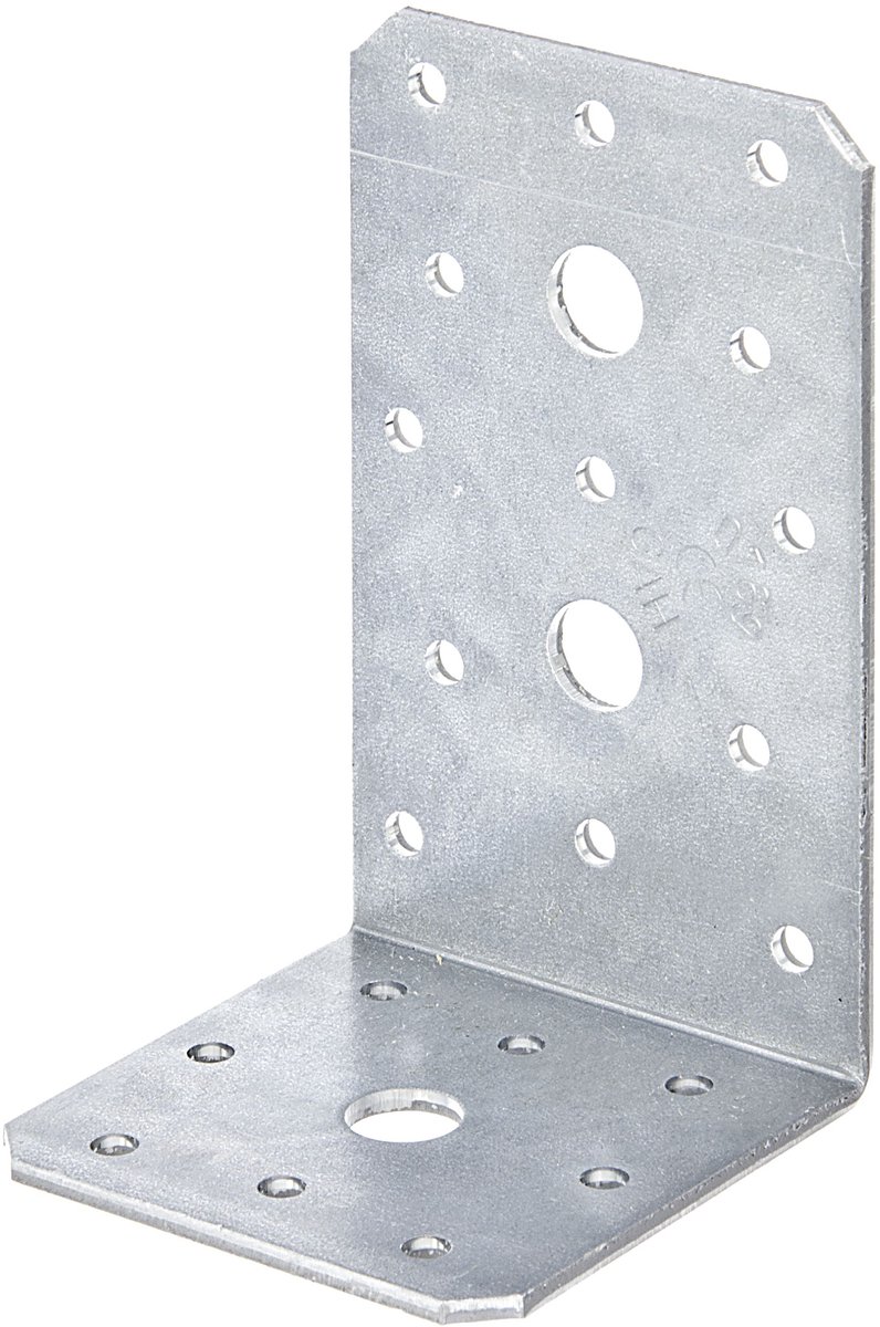 Alberts 834883 Hoekverbinding | sendzimir verzinkt | 100 x 60 x 60 mm | Set van 50