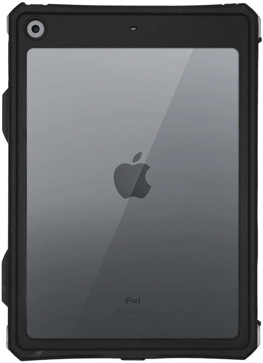 Redpepper Waterproof Backcase voor de Apple iPad 9 (2021) 10.2 inch / iPad 8 (2020) 10.2 inch / iPad 7 (2019) 10.2 inch - Zwart