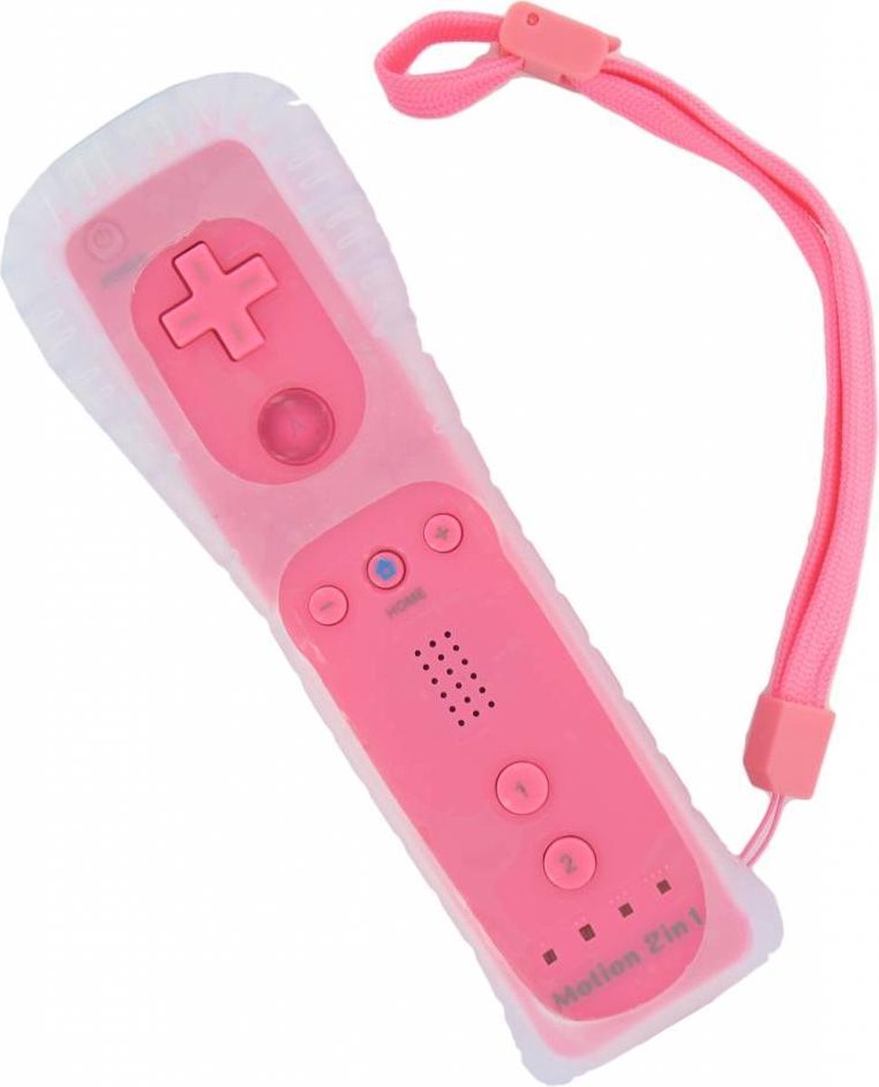 Dolphix Wii Motion Plus Controller voor Nintendo Wii, Wii Mini en Wii U / roze - Dolphix