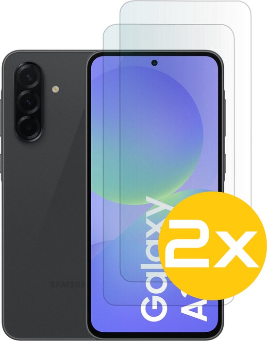 Screenprotector Geschikt Voor Samsung Galaxy A36 – Glasplaat – Tempered Glass – 2 Stuks