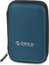 Orico - Draagbare beschermhoes / beschermtas voor een 2.5 inch harde schijf - Inclusief ruimte voor accessoires - Vochtbestendig, stofdicht en antistatisch -  Blauw
