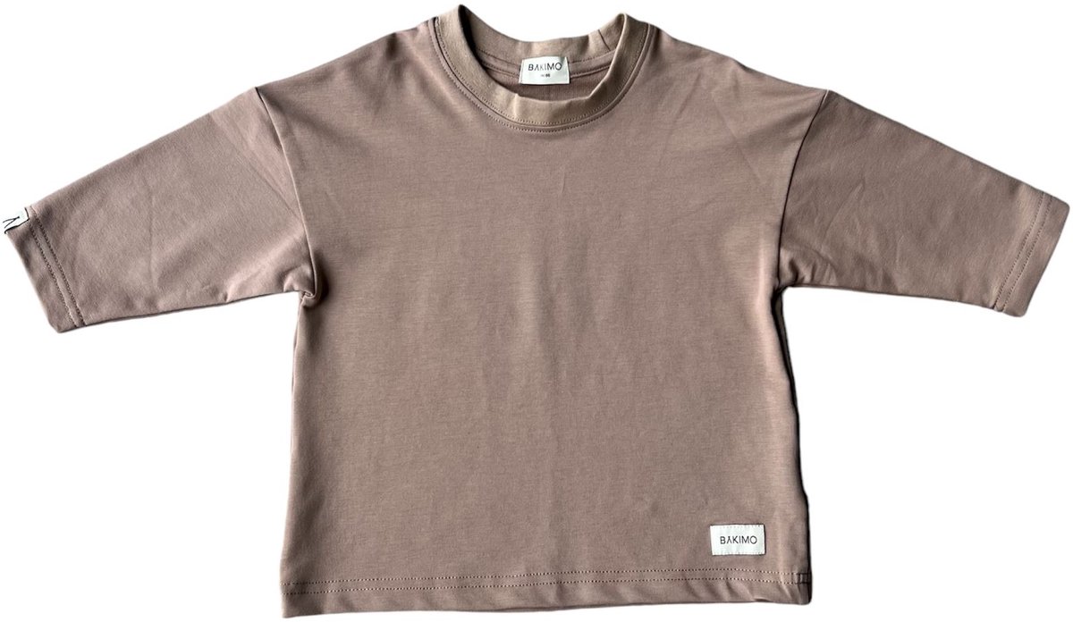 BAKIMO Oversized Longsleeve Taupe 86/92