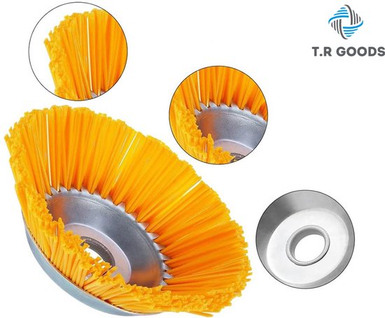 T.R Goods® - Nylon Onkruidborstel Voor de Bosmaaier - Nylon Borstelkop voor Bosmaaiers - Onkruidborstel Grastrimmer van T.R Goods® — afbeelding 3