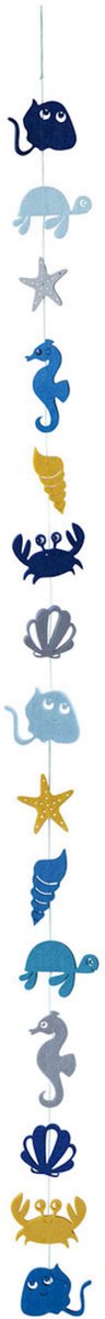 Hanger kinderkamer - slinger vilt - dieren onderwater - 120 cm