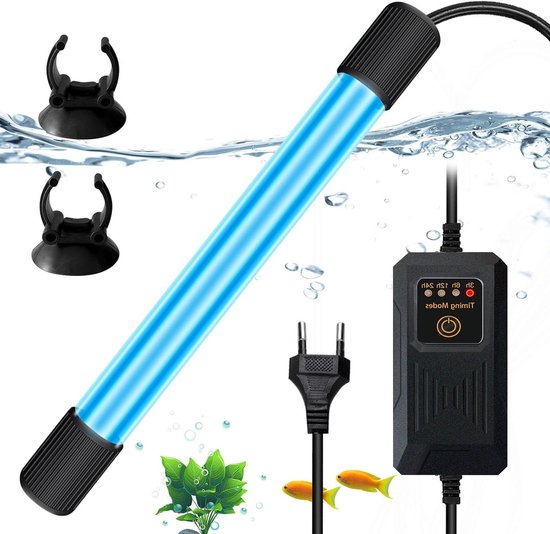Bonlux UVC Lampe Mini 3W Timer Saubere Lampe UV-Sterilisator für