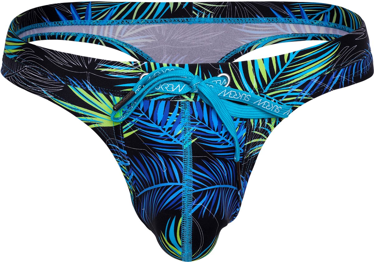 SUKREW Torrent Swim Thong Tropical Lime - MAAT XS - Heren Zwemstring - Zwem String voor Man - Mannen Thong
