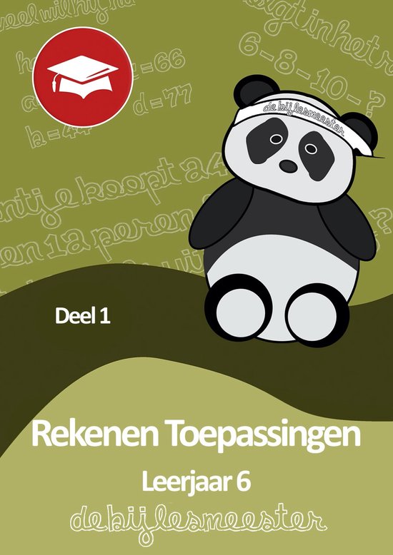 Oefenboeken De Bijlesmeester - Oefenboek Rekenen Toepassinge ... - cover