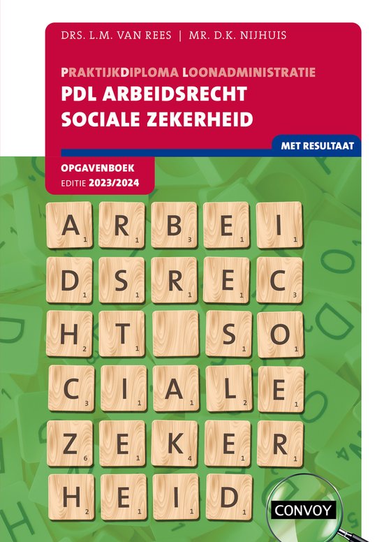 PDL Arbeidsrecht sociale zekerheid 2023/2024 Opgavenboek - cover