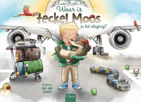 Teckel Moos - Waar is teckel Moos in het vliegtuig? - cover