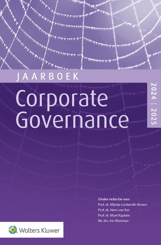 Jaarboek Corporate Governance 2024-2025 - cover