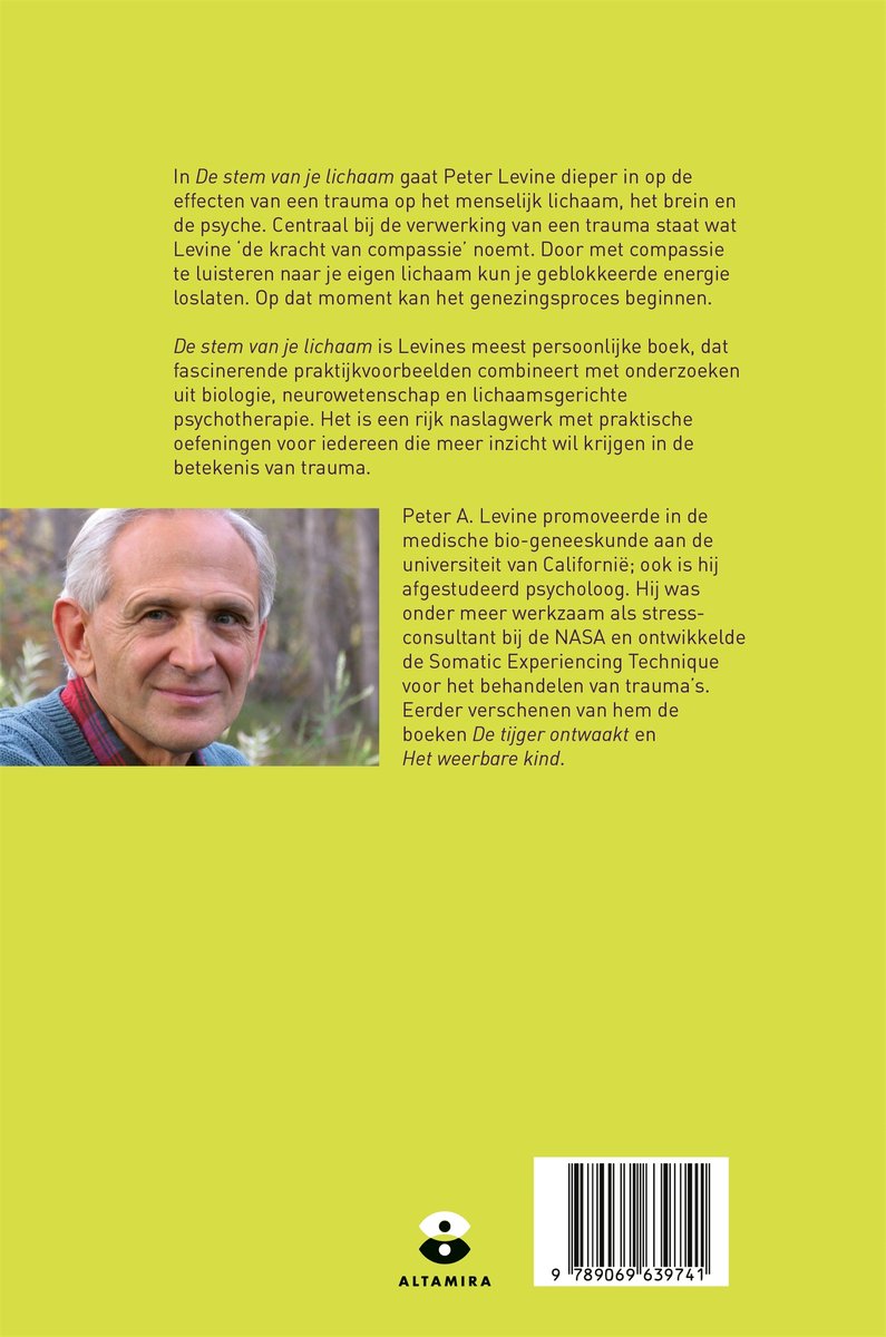 De stem van je lichaam - back cover
